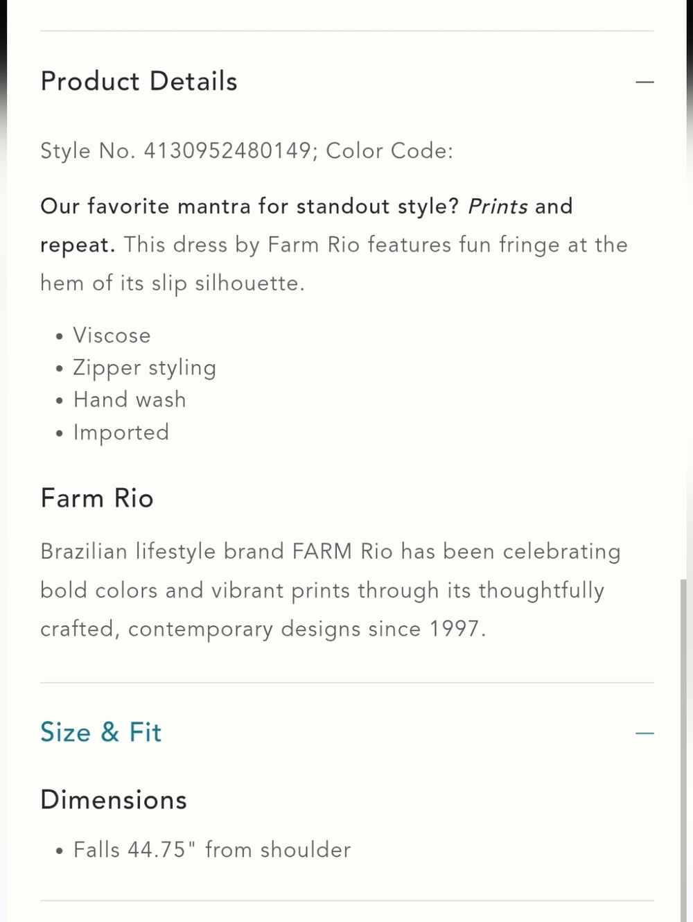 Farm Rio Dress - Picture 11 of 11